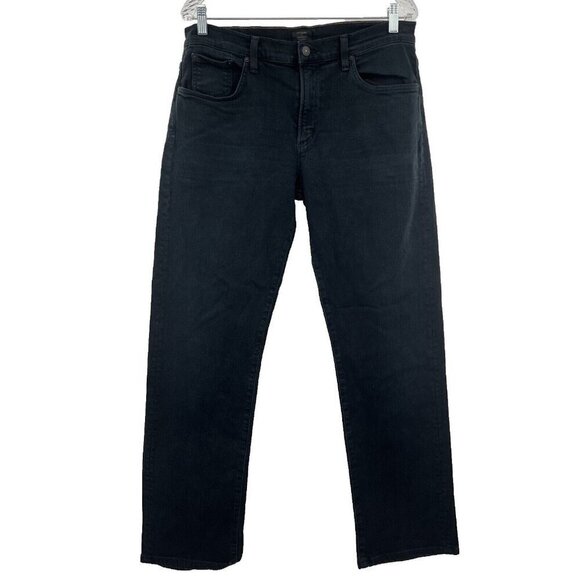 Citizens Of Humanity Other - Citizens Of Humanity Mens Core Slim Straight Leg Black Jeans Size 34x31